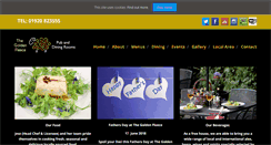 Desktop Screenshot of goldenfleecebraughing.co.uk